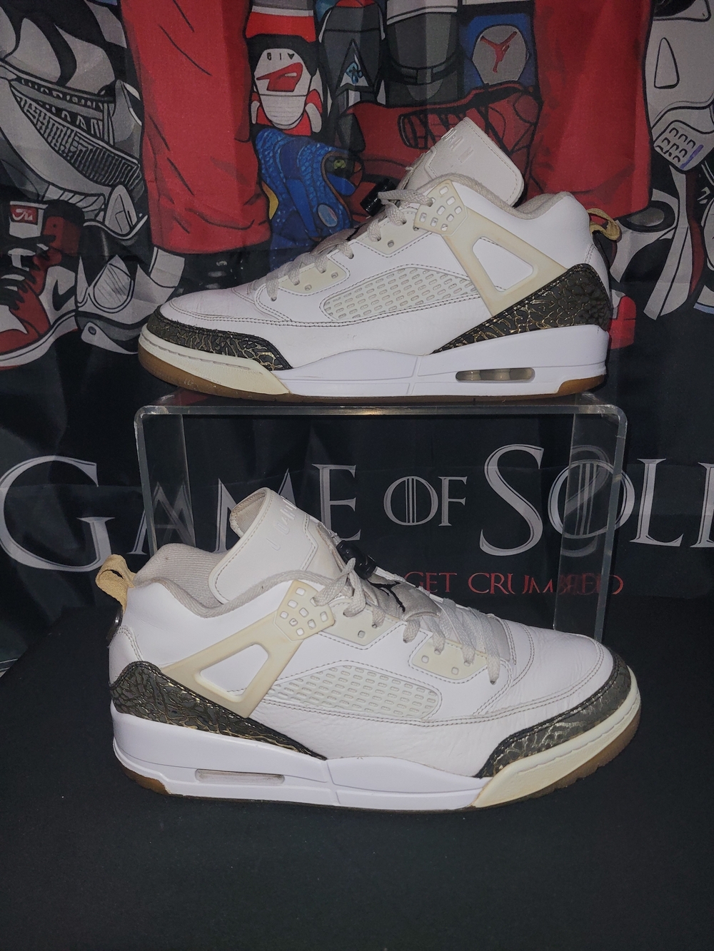 Jordan Spizike Low Metallic Gold